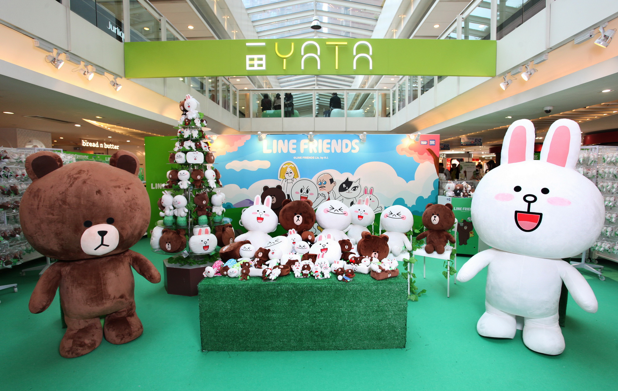 LINE香港首個最大型的展覽LINE冬日花園一田沙田齊集最多最齊的日本Line產品